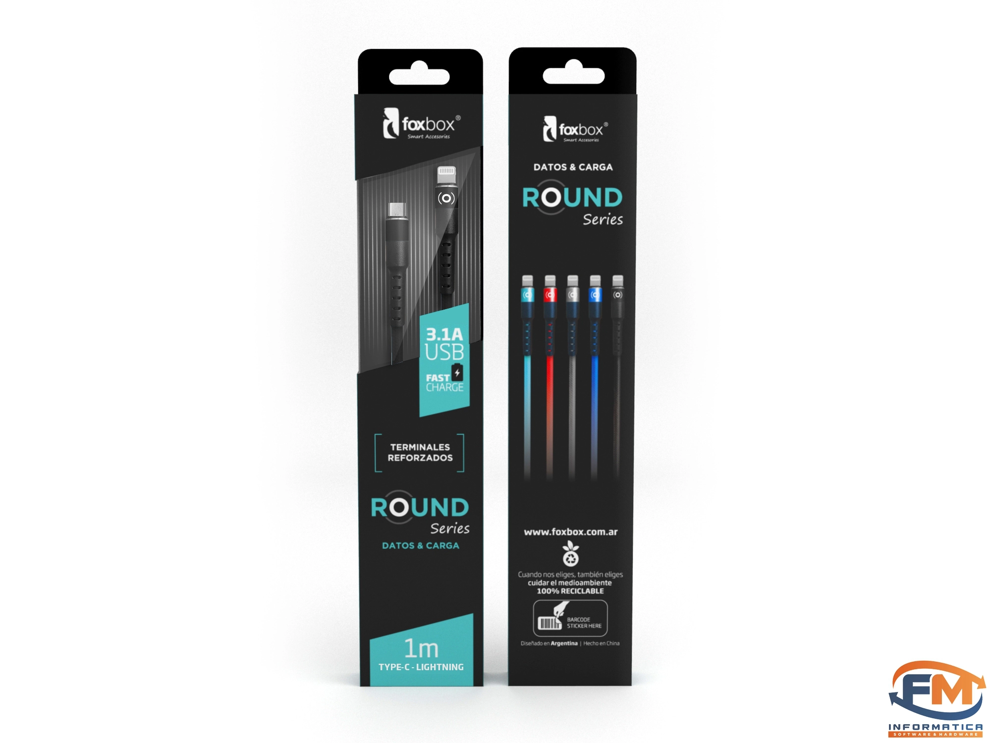 CABLE FOXBOX LIGHTNING A TYPE-C