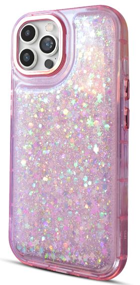 Funda para celular / PROTECTOR GLITTER ESTRELLA