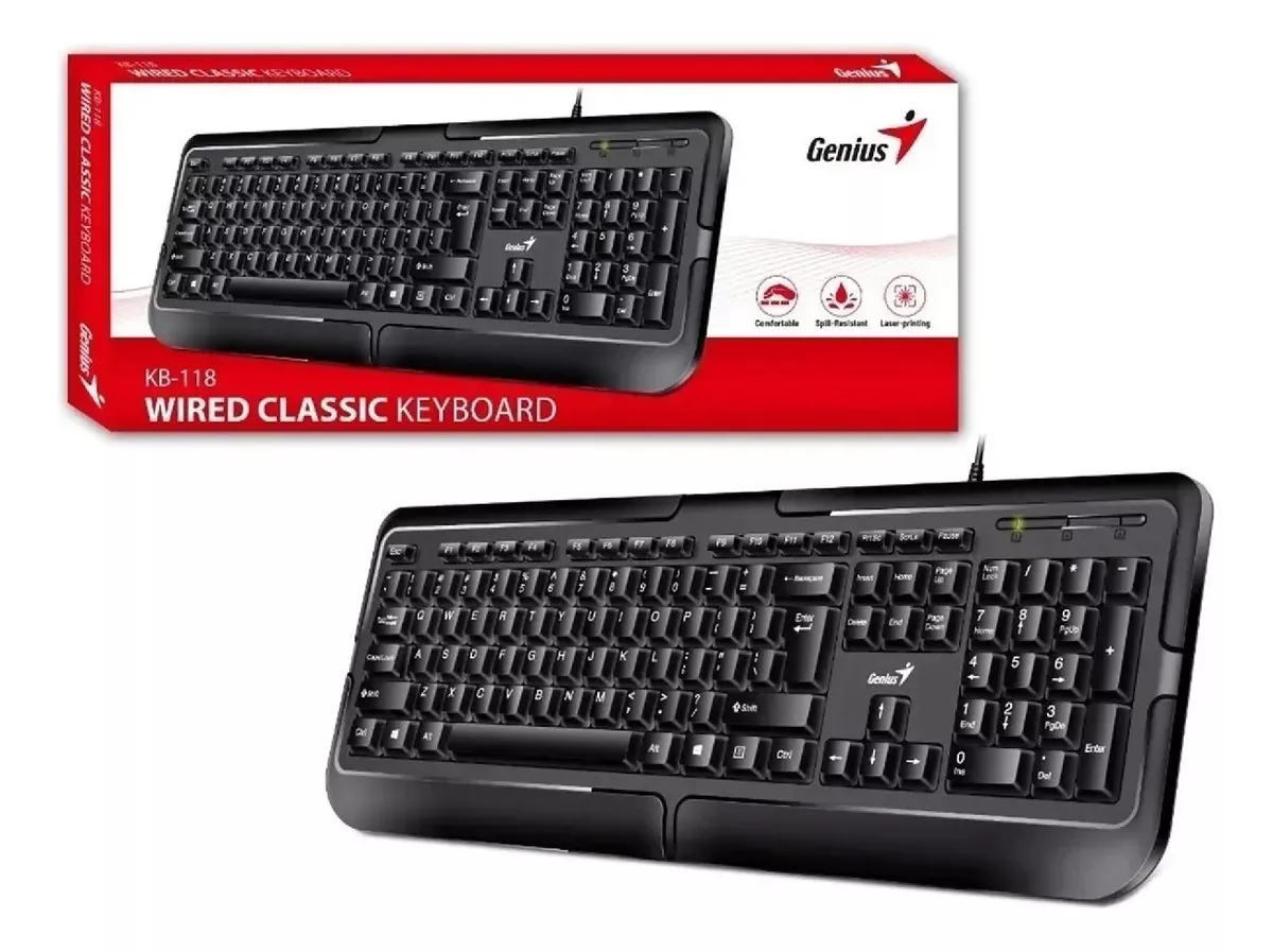 Teclado USB GeniusKB-118