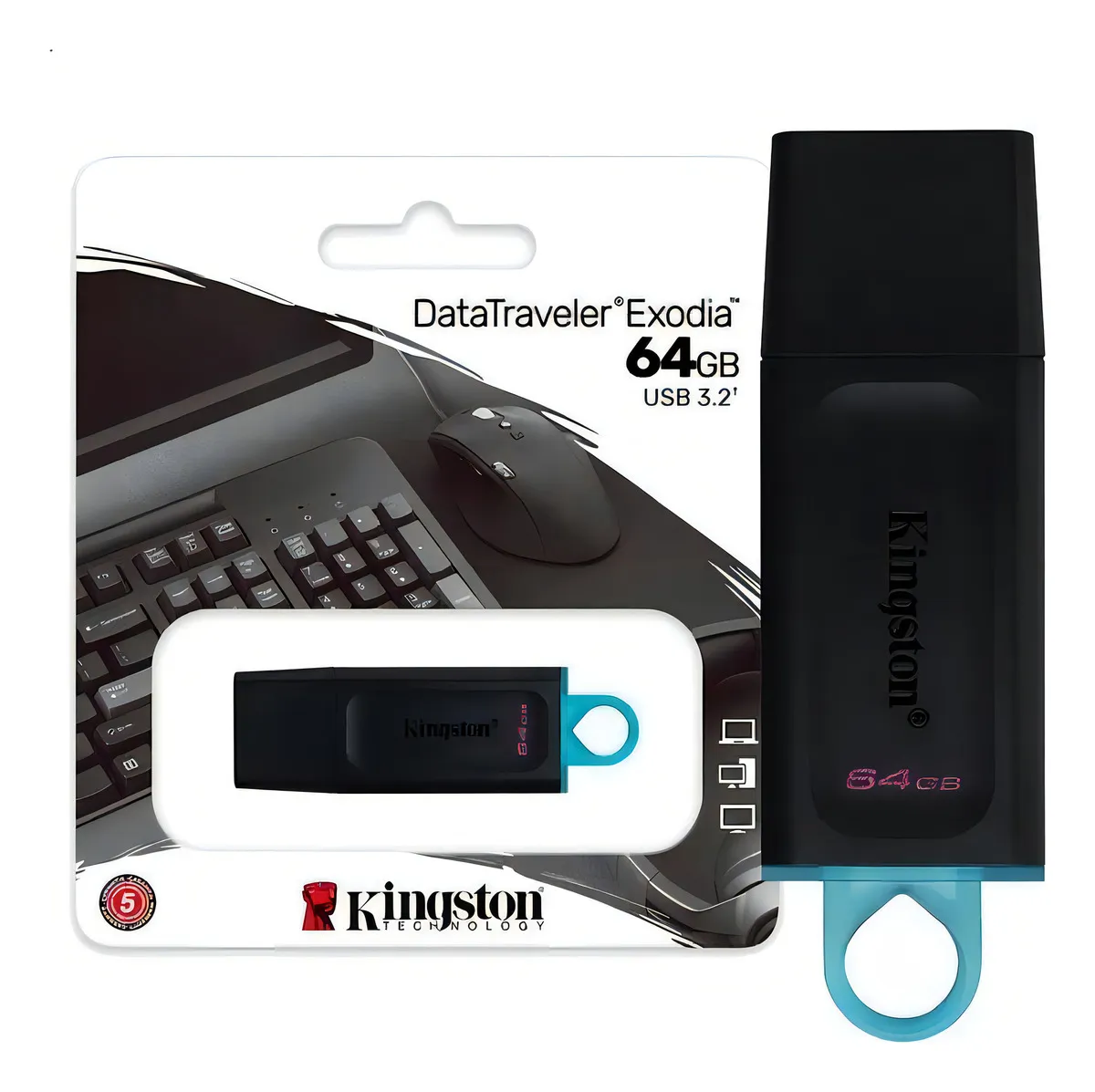 Pendrive 3.2 DTX 64GB KINGSTON