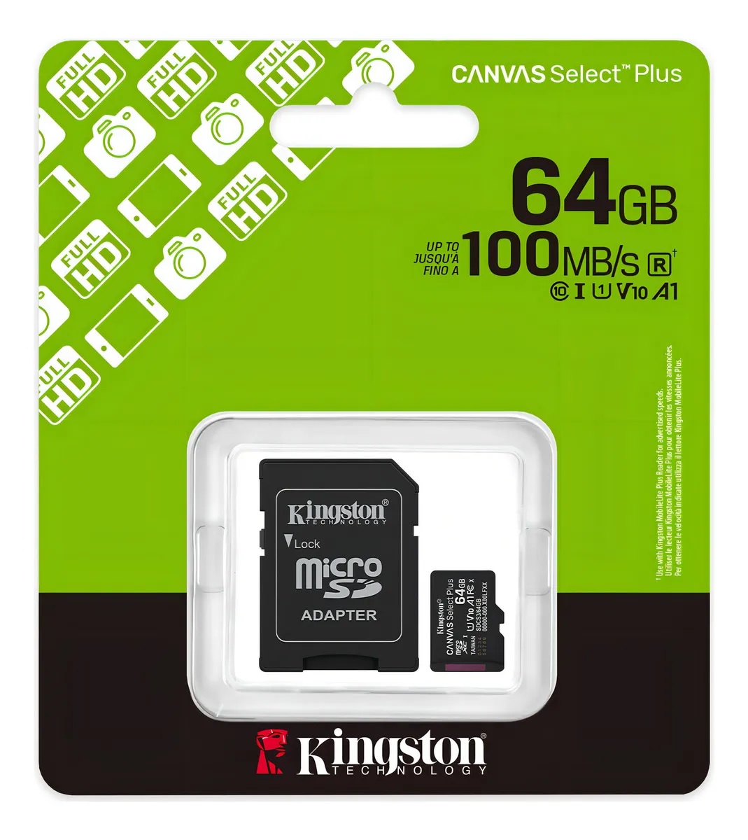 TARJETA CANVAS MICRO SD 64GB