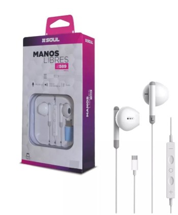 Auriculares Soul S589 Conector tipo C