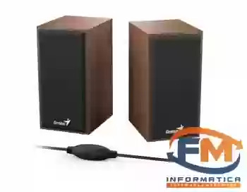 Parlante Genius SP-HF180 USB Wooden Stereo Speakers
