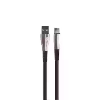 Cable cargador foxbox Flat Micro USB Negro