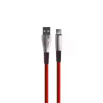 Cable cargador foxbox Flat Micro USB Rojo