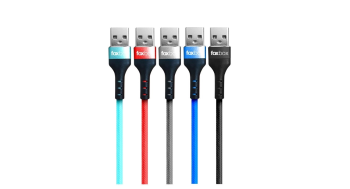 CABLE FOXBOX ROUND TYPE-C ROJO 1M