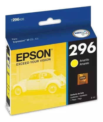 Cartucho EPSON Original 296 Amarillo