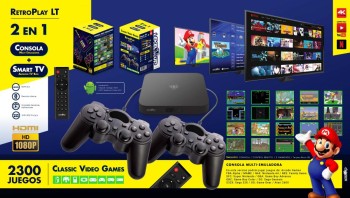 CONSOLA LEVEL UP RETRO PLAY LT HD ANDROID TV