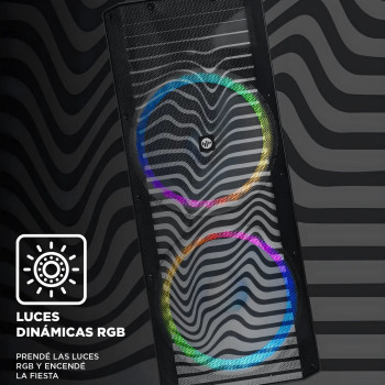 INSPIRE-PRO - PARLANTE PORT BT/300W/ WOOFER 2X15/ AUX Y 2 ENTRADA MIC - STROMBERG