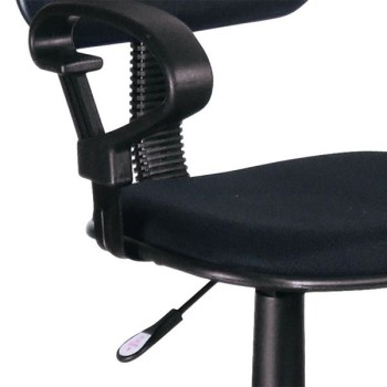 SILLA X-TECH CON REPOSABRAZOS PARA ESTUDIANTE/OFICINA - NEGRA