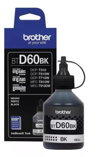 Botella Brother D60BK Original Negro