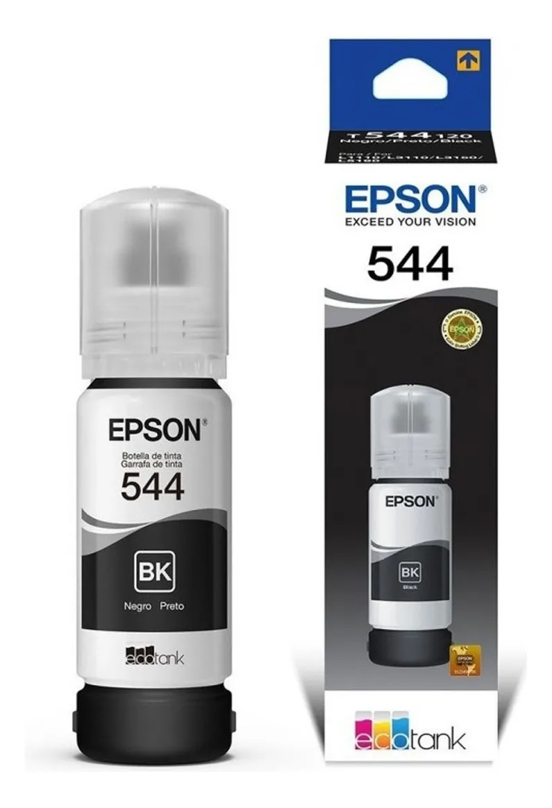 BOTELLA DE TINTA EPSON 544 (T544120 NEGRO)