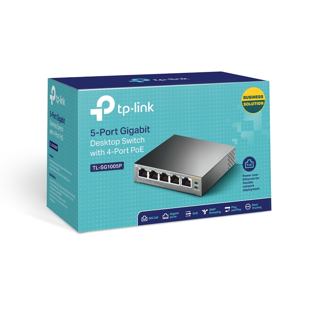 SWITCH 5 PORT (TL-SG105) 10/100/1000 GIGABITE - TP-LINK