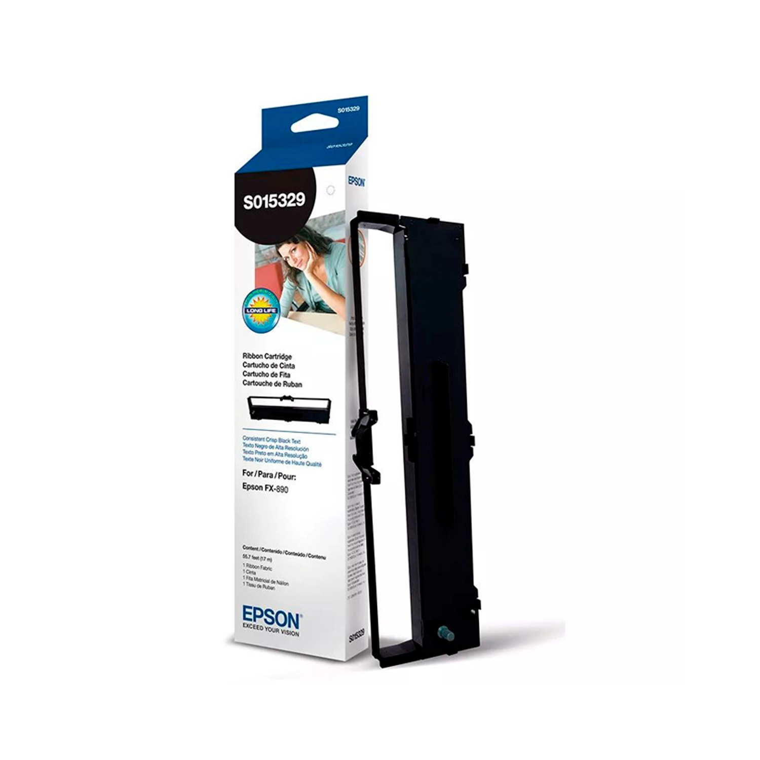 Cinta EPSON S015329 Negro