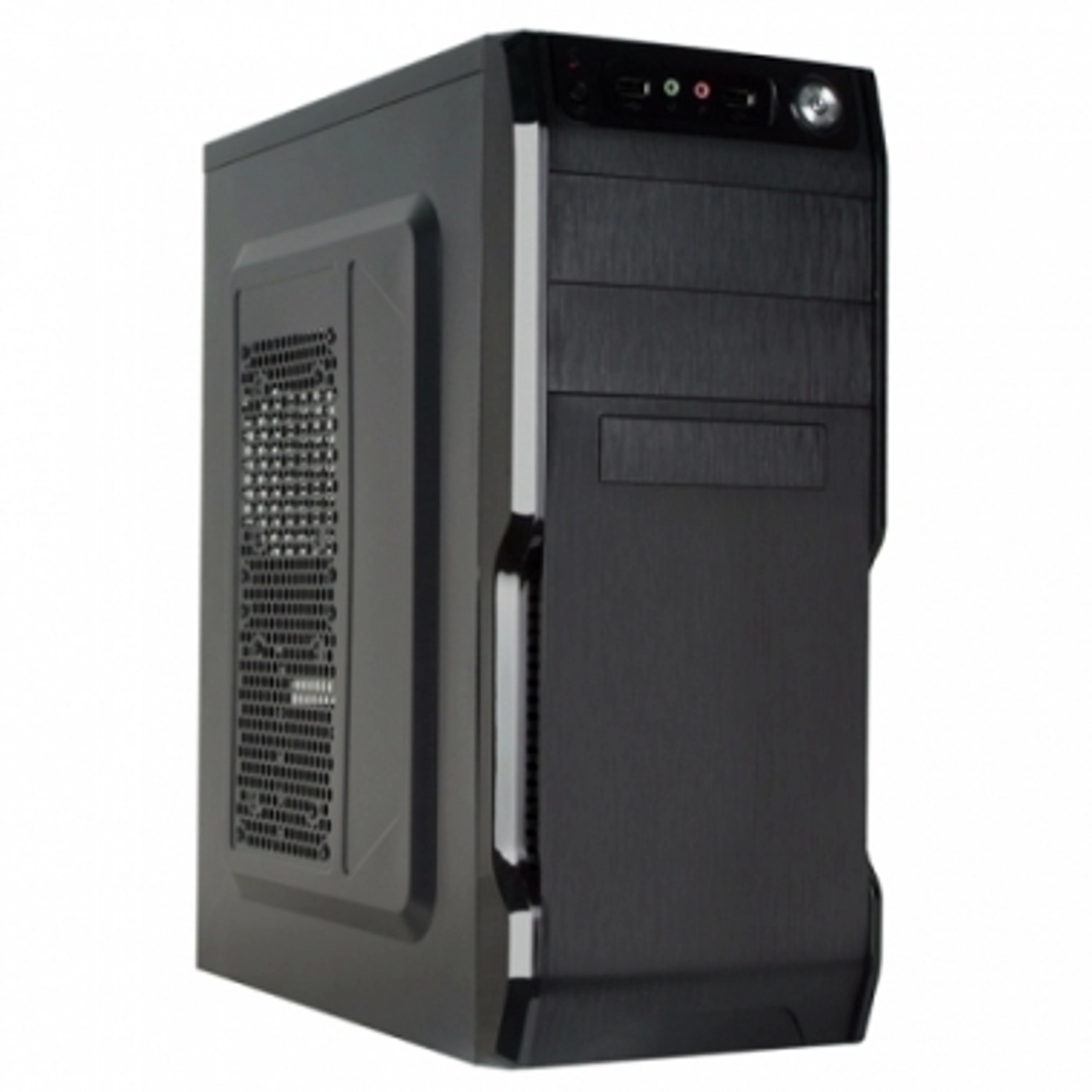 Gabinete CROMAX 2801 Kit T M Negro Mid Tower C/Fuente 600W Standard