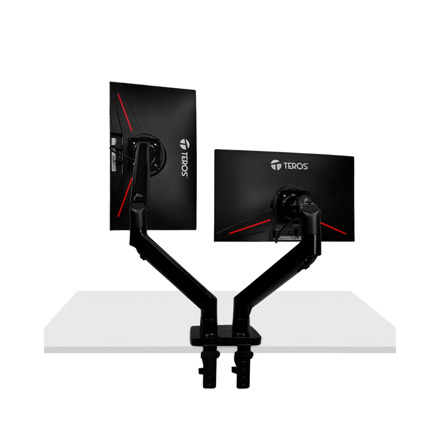 Soporte Doble Teros TE-7114 p/ Monitores de 22