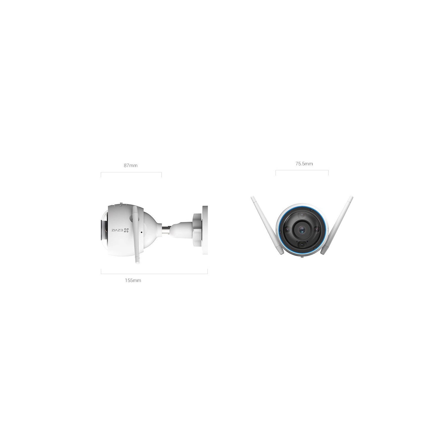 Camara wifi Ezviz Exterior H3 3MP Color