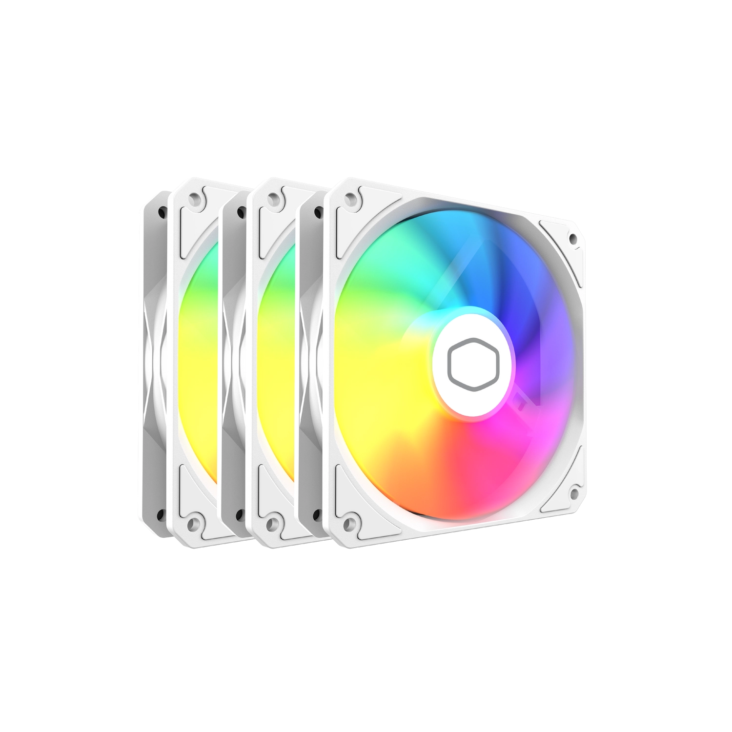 Fan Cooler CM MF120 Lite ARGB White Edition 3-Pack
